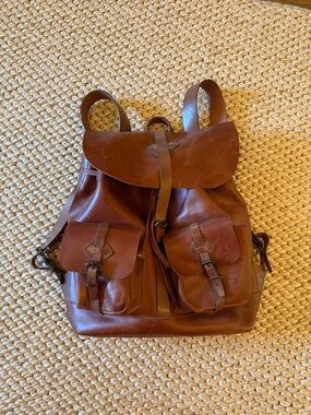 WP Standard Backpack in Brown Leather- Classic Design